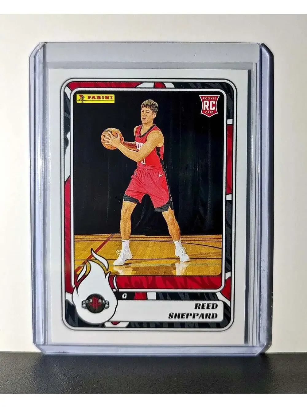 Reed Sheppard Rookie 2024-25 Panini NBA #87 Sticker Card Houston Rockets